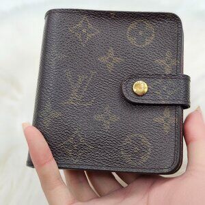 LV Monogram Compact Zip Wallet